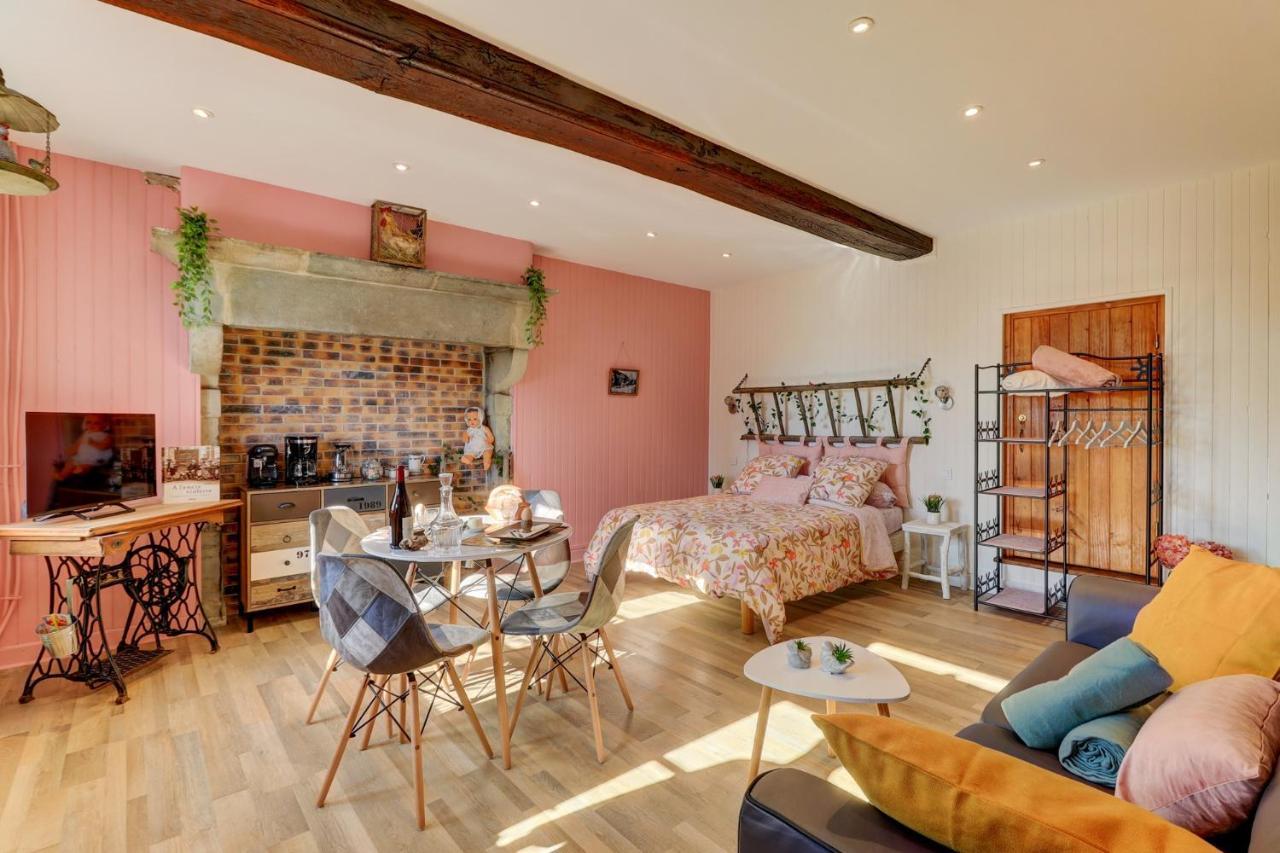 Le Petit Pressoir - Charmant Studio Collonges-en Charollais Exterior foto