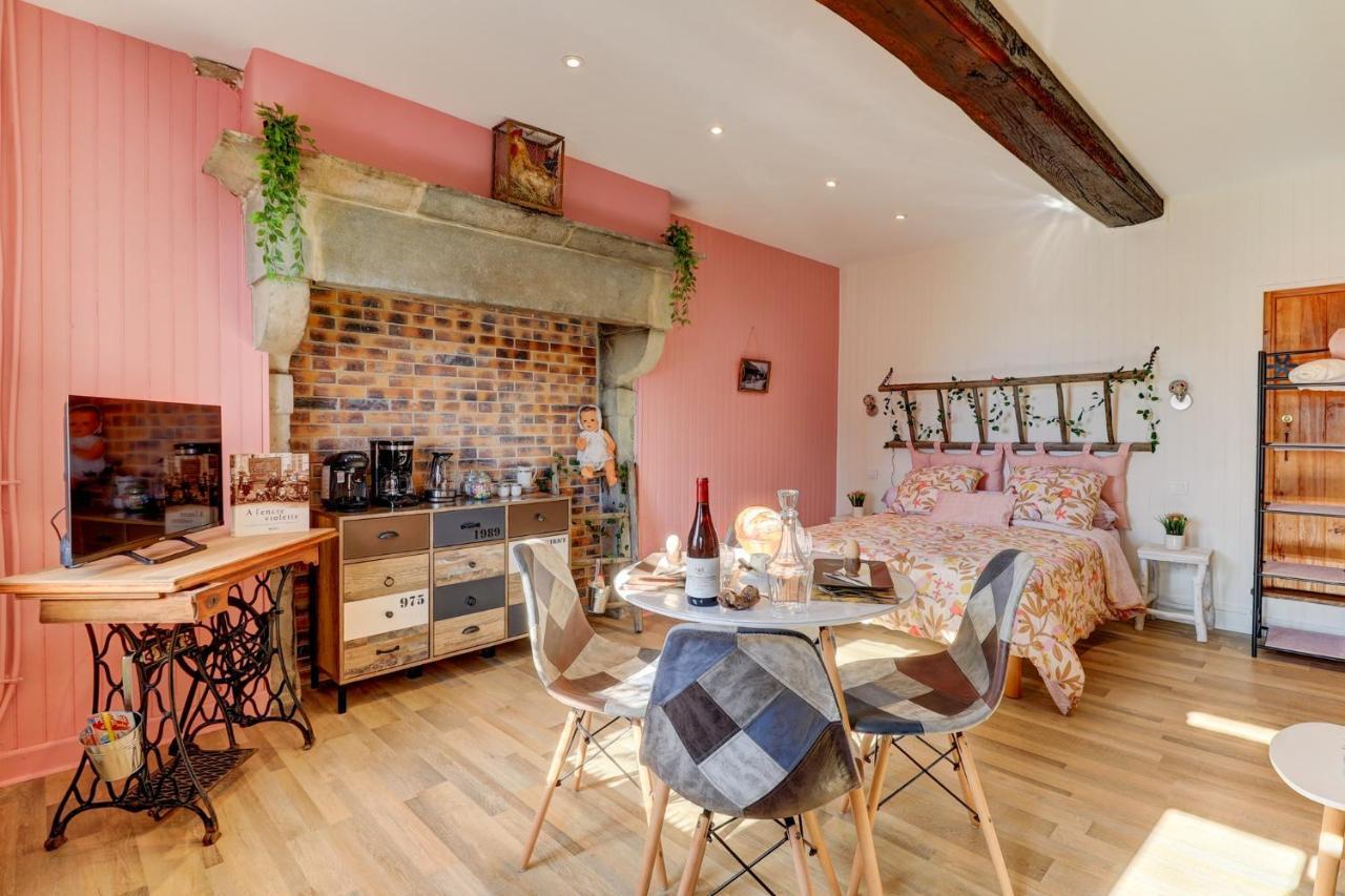 Le Petit Pressoir - Charmant Studio Collonges-en Charollais Exterior foto
